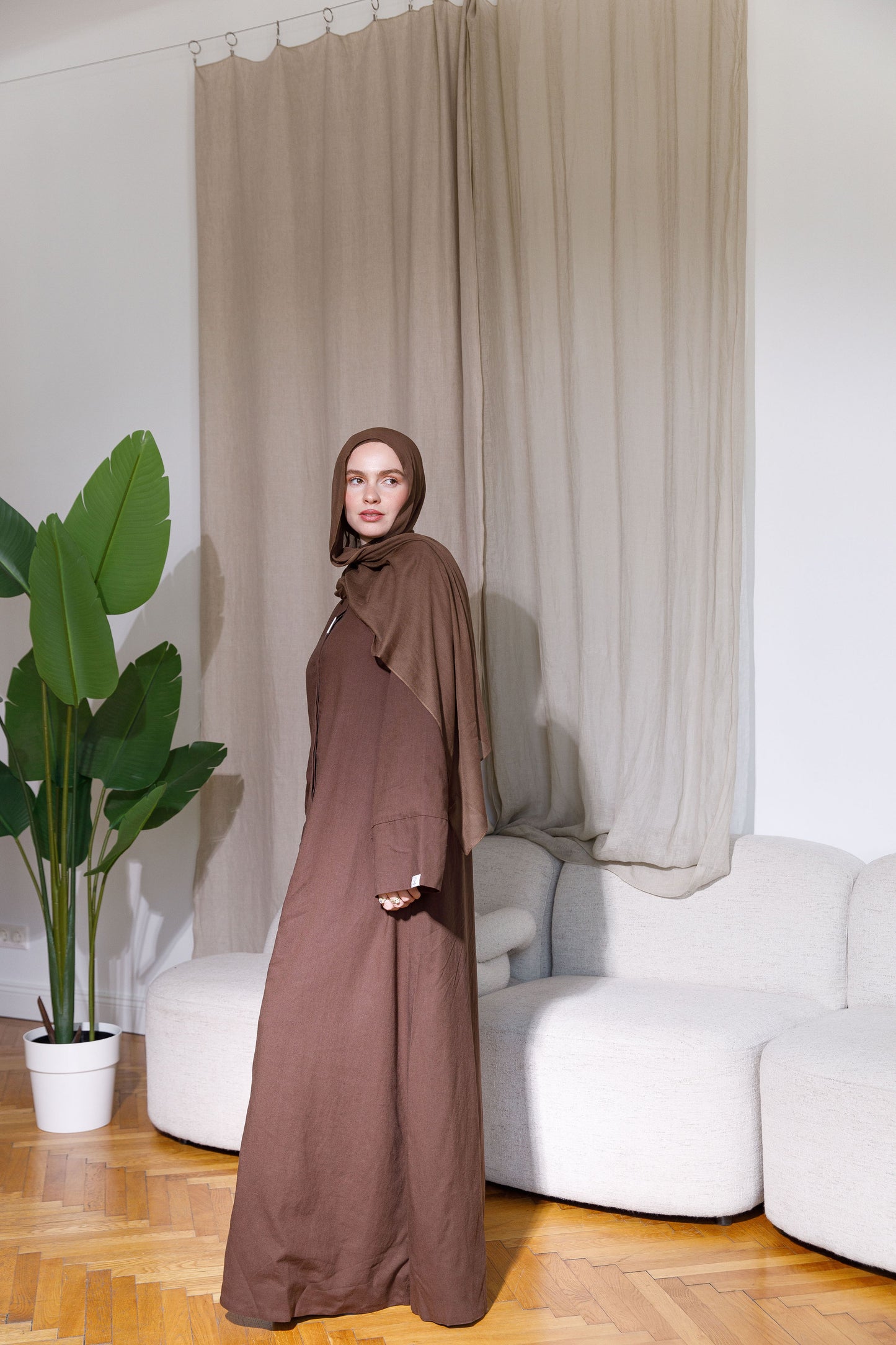 Abaya Cairo Brown