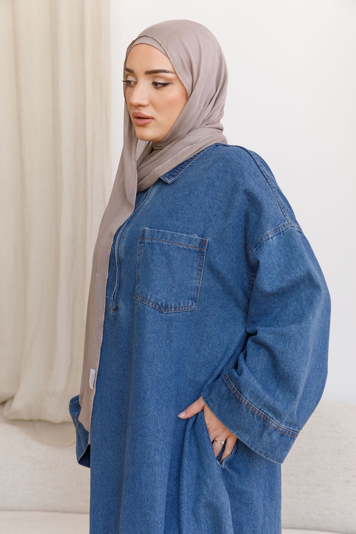 Jeans Abaya 100% Baumwolle
