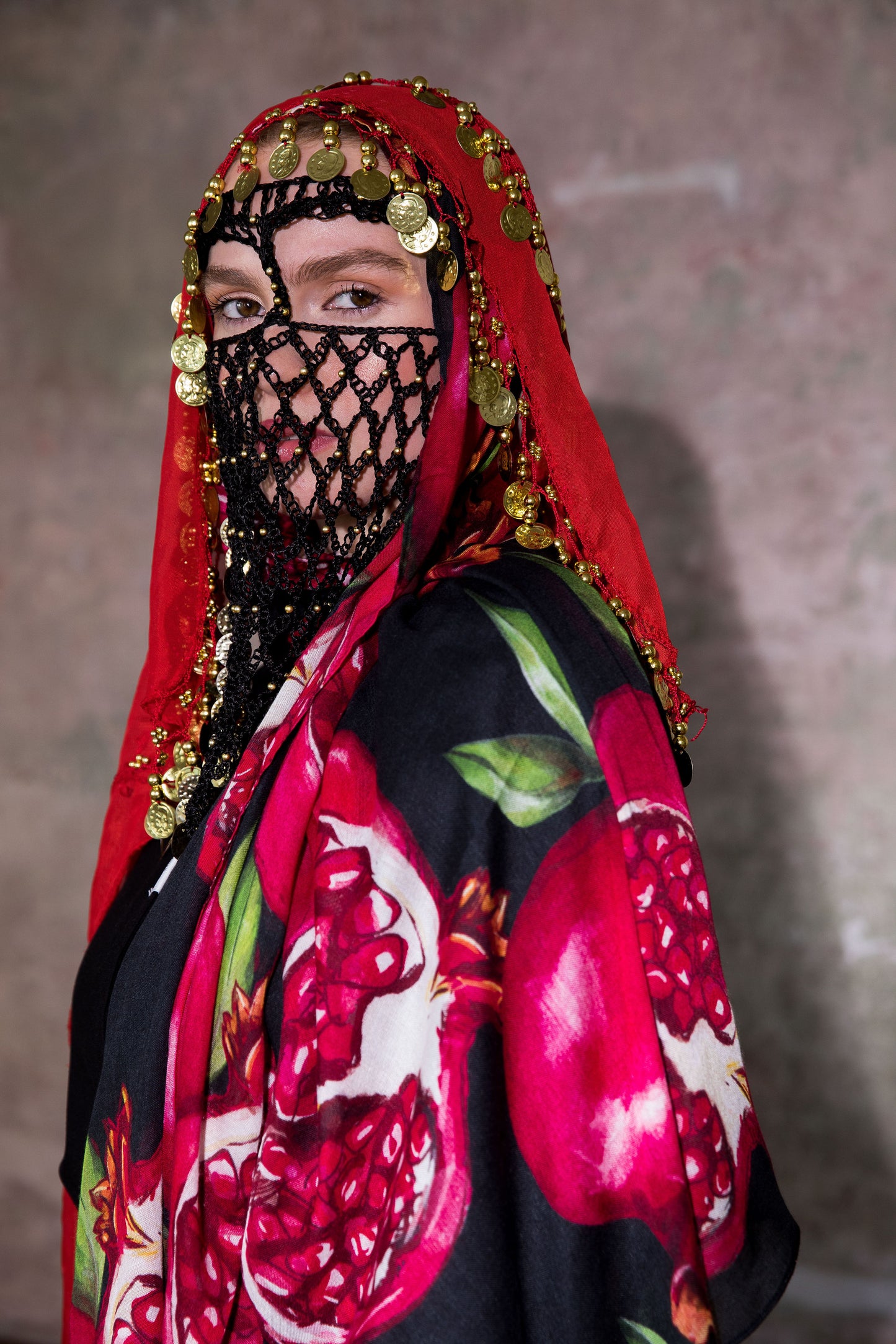Pomegranate Modal Hijab